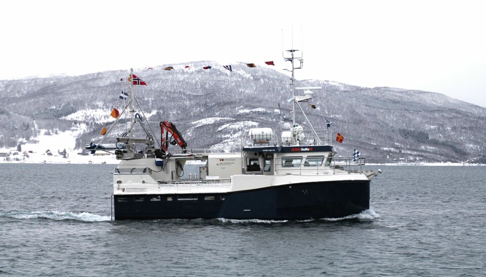 SENJA VGS fikk i vinter overlevert ny skolebåt bygd ved Selfa Arctic på Rødskjær.