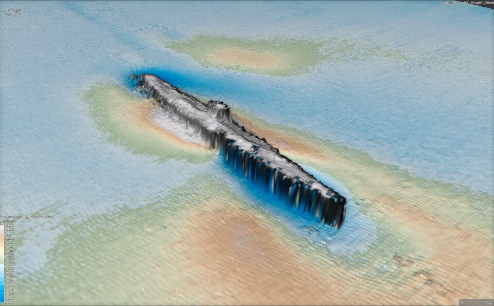 FANT BRITISK UBÅT: Posisjonen til vraket av den britiske ubåten HMS E37 har til nå vært ukjent.