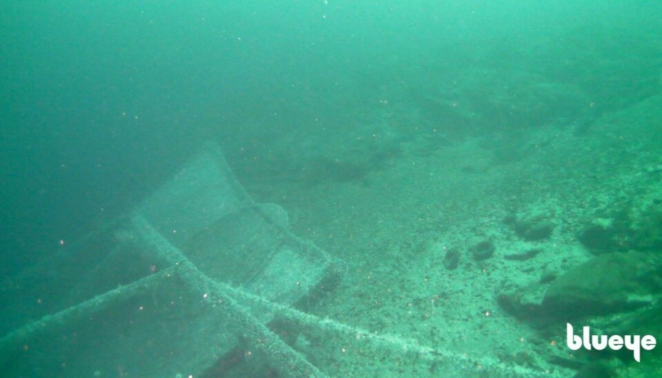 UNDER VANN: Fiskeridirektoratet har mye film og bilder av hva som befant seg under vann på lokalitetene.