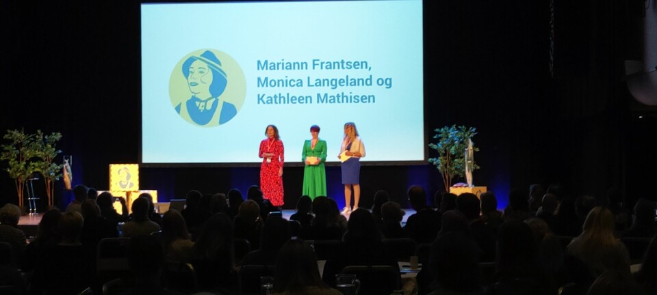 Havets verdiskapere: Mariann Frantsen, Monica Langeland og Kathleen Mathisen er arrangører av konferansen Endring i Havet.