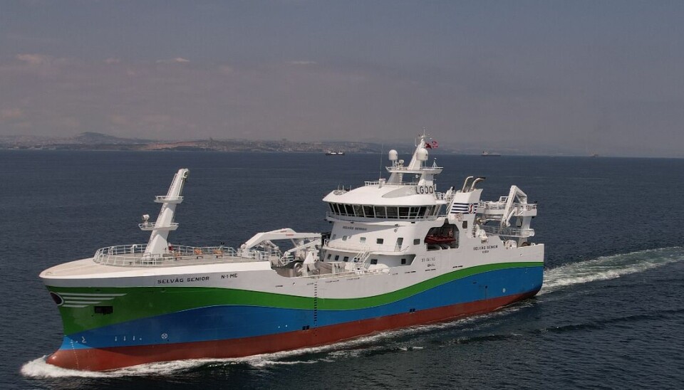 FØRSTE I SITT SLAG: Nye «Selvåg Senior» er utstyrt med en dual fuel motor, som kan seile på både LNG og diesel.