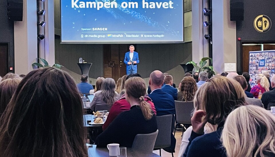 I GANG: Kampen om havet-konferansen i Bergen er i gang, for en fullsatt sal. I GANG: Kampen om havet-konferansen i Bergen er i gang, for en fullsatt sal.