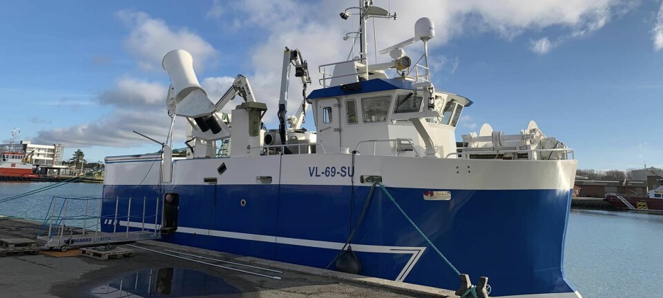 Se bildene: Ny flott snurrevadbåt til Solund