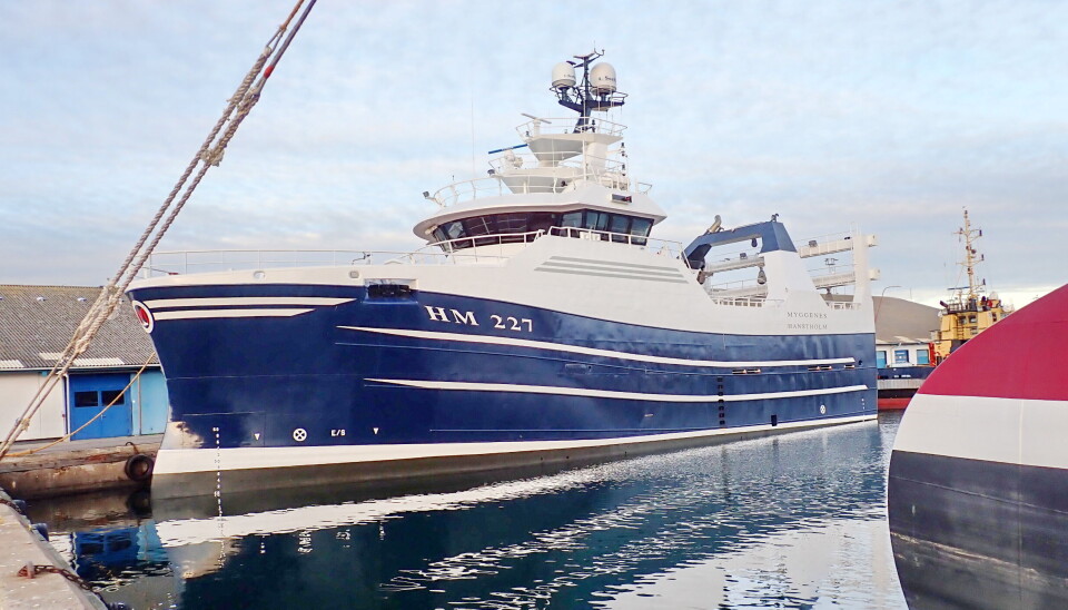 MYE HESTEKREFTER: Lengden er 36 meter og bredden hele 11 meter. Med en Yanmar hovedmotor som yter 1370 hestekrefter, er dette en båt med krefter.