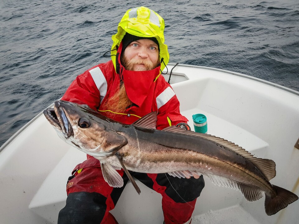 HI-tekniker og stangfiskeekspert Jan Hinriksson med lysing på over 10 kg. Her fra privat fisketur.