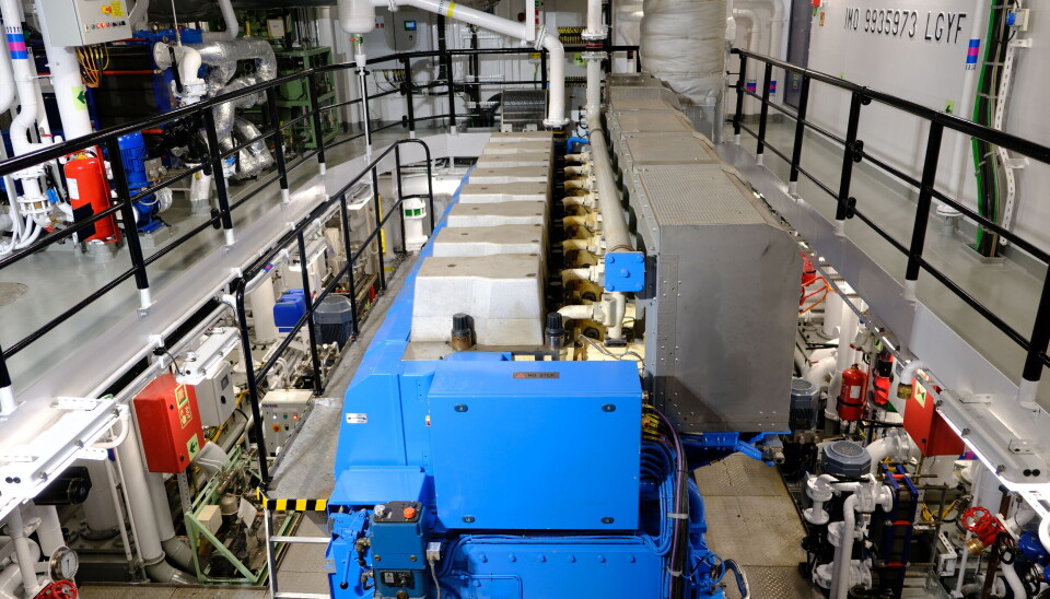 Hovedmotoren er fra Bergen Engines.