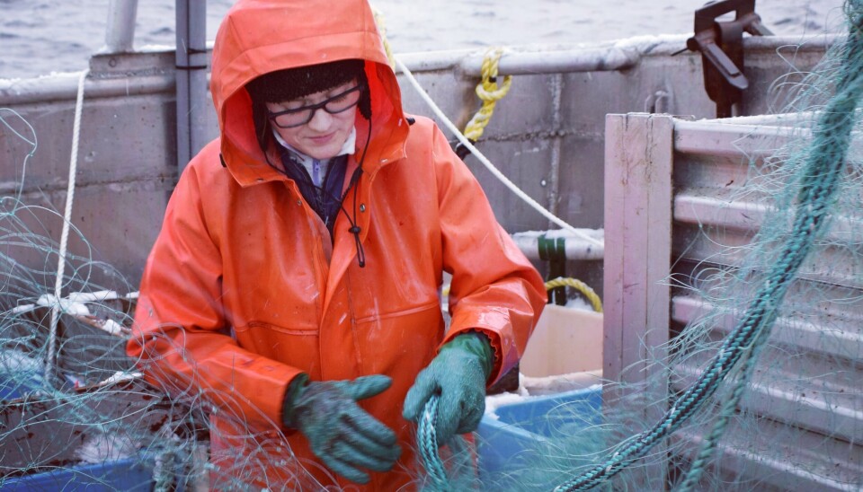 Det blir stadig flere kvinnelige fiskere som Alice Roseth Helleberg. Kvinnelige fiskere