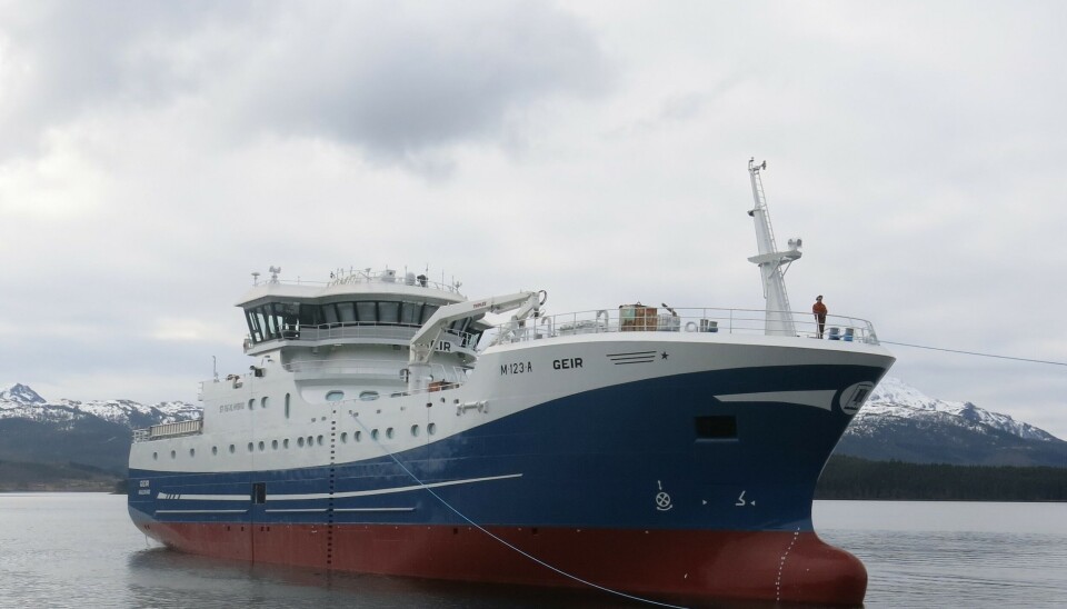 Linebåten 'Geir' gjør det godt på fiske.