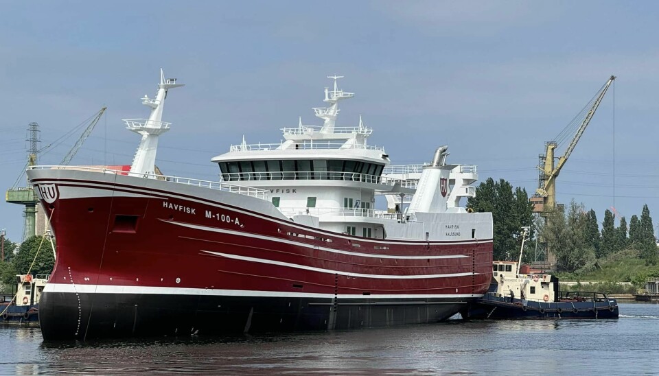 NYE HAVFISK er sjøsatt ved Karstensens i Danmark.