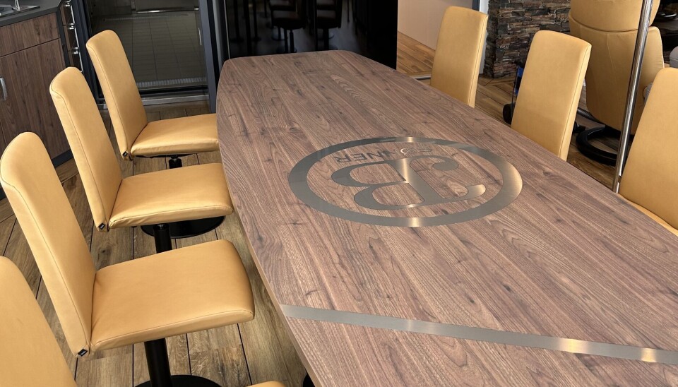 Innredning fra Rovde Møbel og Design, samt møbler fra Ekornes.
