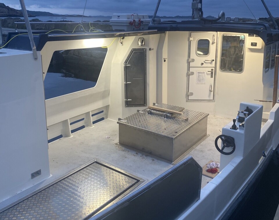 ROMSLIG: Et stort og romslig arbeidsdekk er kjennemerke for Nor-Dans kystsjarker.