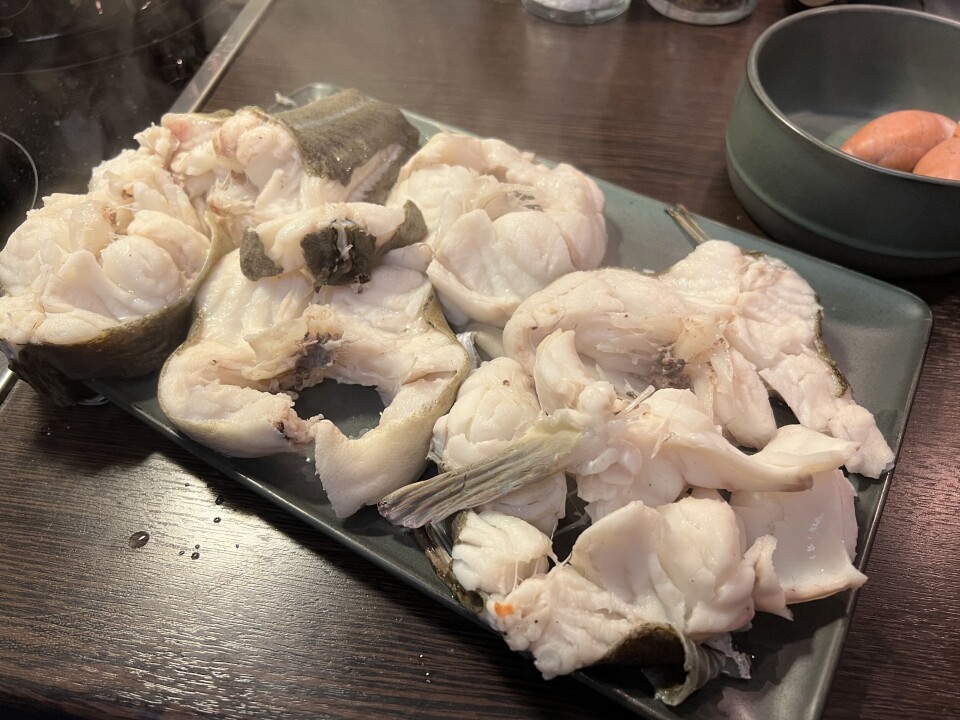 Det var et stort fall i eksporten av fersk torsk i februar.