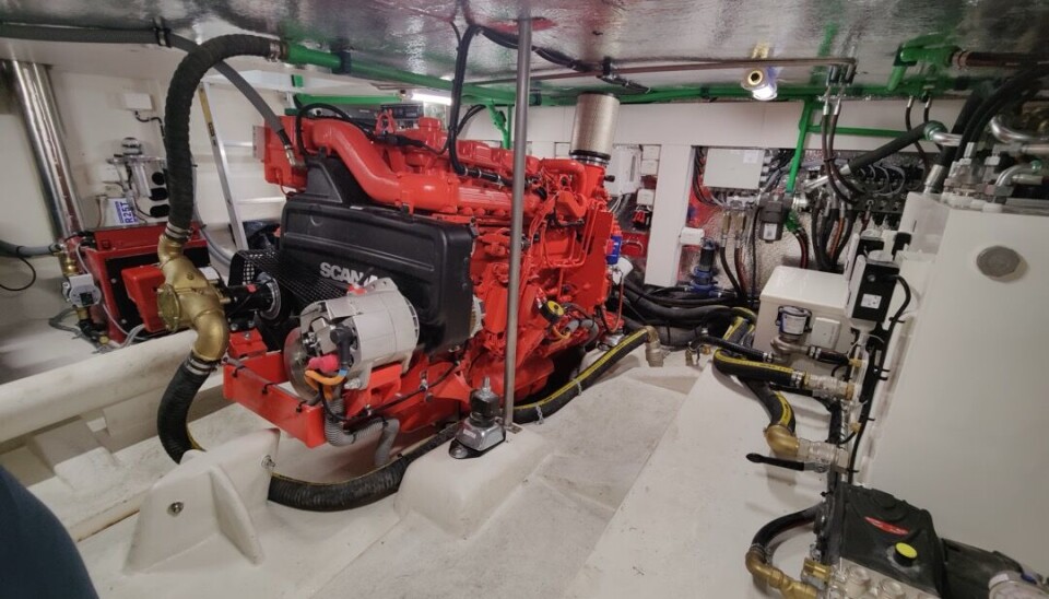 MOTOR: Scania D9 med 350 hk.