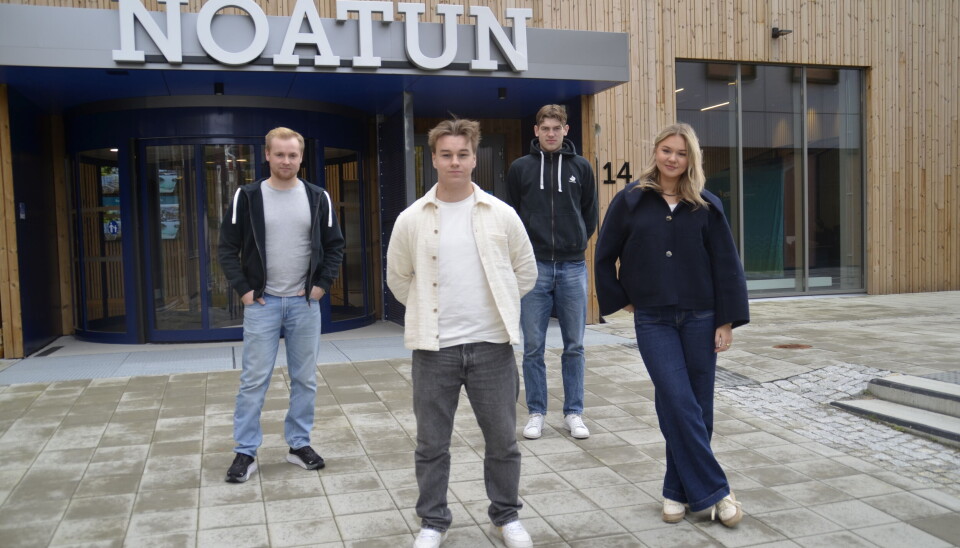 HAVETS DØGN 2024: Fv Jo Erik Pettersen (bedriftsansvarlig), Eskild Medås (bedriftsansvarlig), Mathilde Sofie Moe Pedersen (leder) og Fredrik Møller (nestleder) er en del av styret i Havets Døgn. HAVETS DØGN 2024: Fv Jo Erik Pettersen (bedriftsansvarlig), Eskild Medås (bedriftsansvarlig), Mathilde Sofie Moe Pedersen (leder) og Fredrik Møller (nestleder) er en del av styret i Havets Døgn.