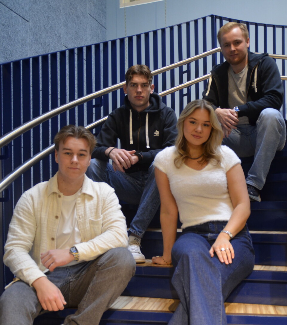 Bak fra høyre: Jo Erik Pettersen (bedriftsansvarlig), Eskild Medås (bedriftsansvarlig). Foran: Mathilde Sofie Moe Pedersen (leder) og Fredrik Møller (nestleder). HAVETS DØGN 2024: Bak fra høyre: Jo Erik Pettersen (bedriftsansvarlig), Eskild Medås (bedriftsansvarlig). Foran: Mathilde Sofie Moe Pedersen (leder) og Fredrik Møller (nestleder) er en del av styret i Havets Døgn.