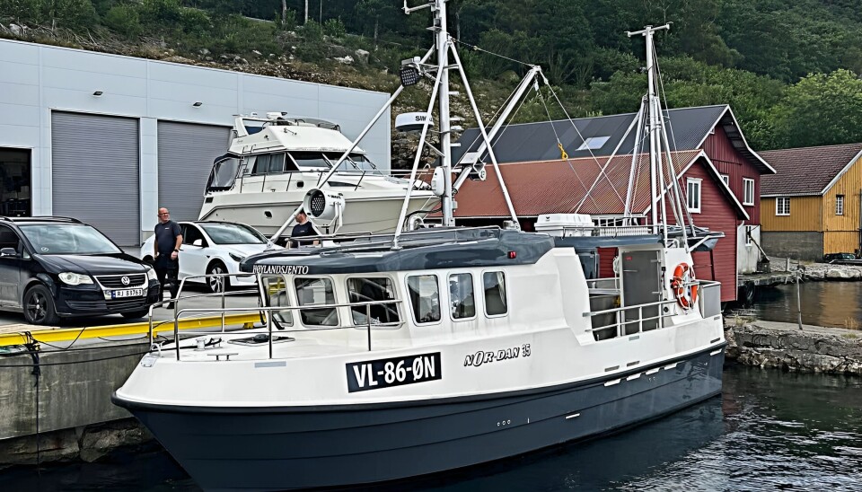 Nor-Dan Marine med nok en levering av en topp kystsjark. Siste sjark levert heter «Høylandsjento». Alle