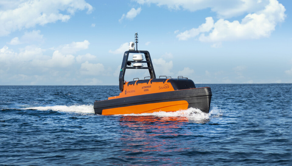 Kongsberg Discovery har fått innovasjonsmidler for å bedre koordinasjonen mellom droner til havs.