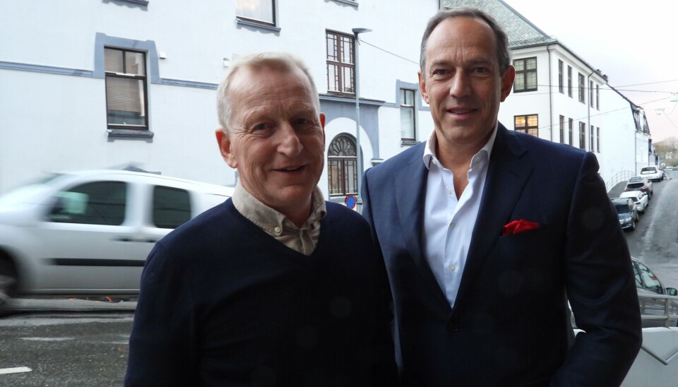 Kåre Heggebø, til venstre, og Gunnar Haagensen.