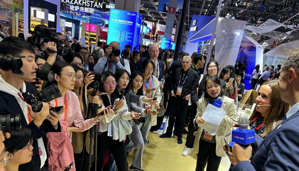 Fiskeri- og havminister Marianne Sivertsen Næss åpnet Norges første nasjonale paviljong på China International Import Expo (CIIE) i Shanghai den 5. november.