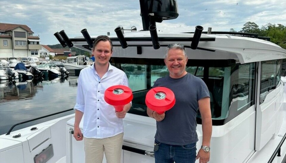 COO David H Røisland til venstre og CEO Tore Halvorsen til høyre-