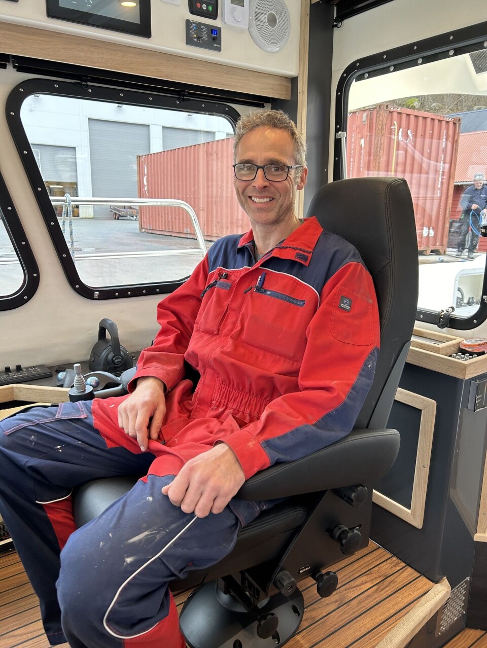 Reder Rune Tvenning er godt fornøyd med sitt nye fartøy.