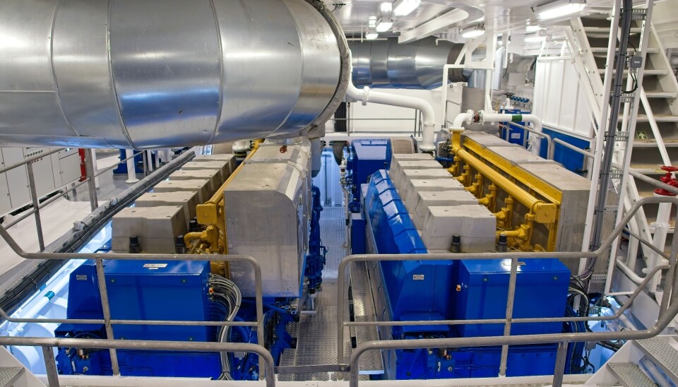 Nybygget er utrustet med to hovedmotorer fra Bergen Engines, hver på 3.600 kW.