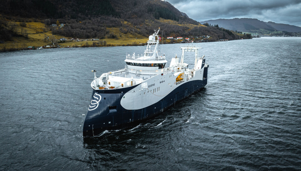 Bluewild overtok i går sin nybygde fabrikktråler, Ecofive.