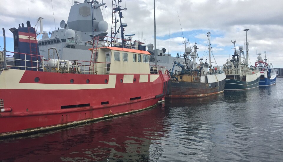 Skattedirektoratet mener at avgiftsmotivert fart til utenriks havn, som her på Shetland, ikke er i samsvar med intensjonen til fritaket, og viser til at dagens ordning fører til økte utslipp av CO2 fra fiskeflåten.