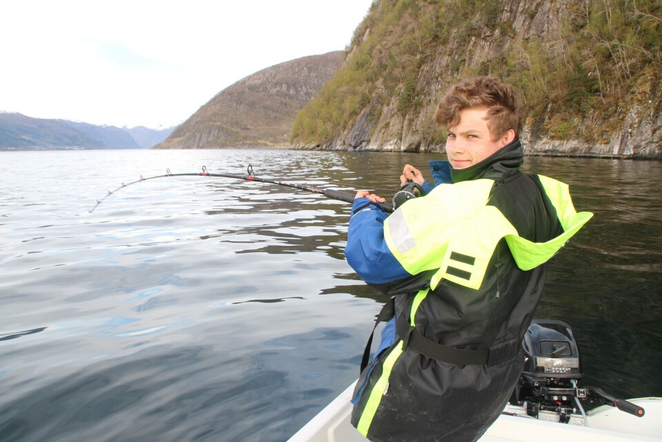En av tre nordmenn fisker i fritiden. Foto Terje Engø