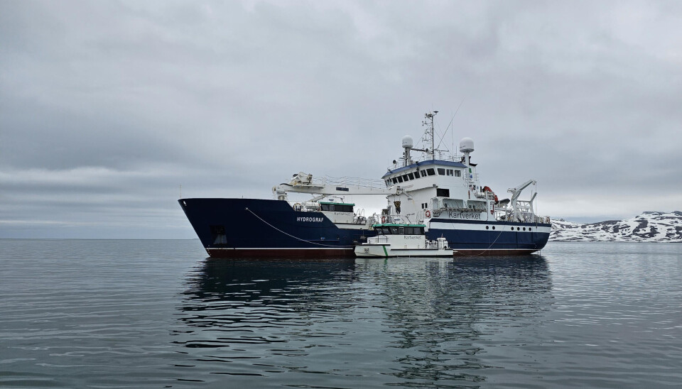 SVALBARDTOKT: Kartverkets fartøy MS «Hydrograf», MB «Lomvi» og MB «Havelle» skal tilbringe hele sommersesongen på sjømålingstokt på Svalbard.