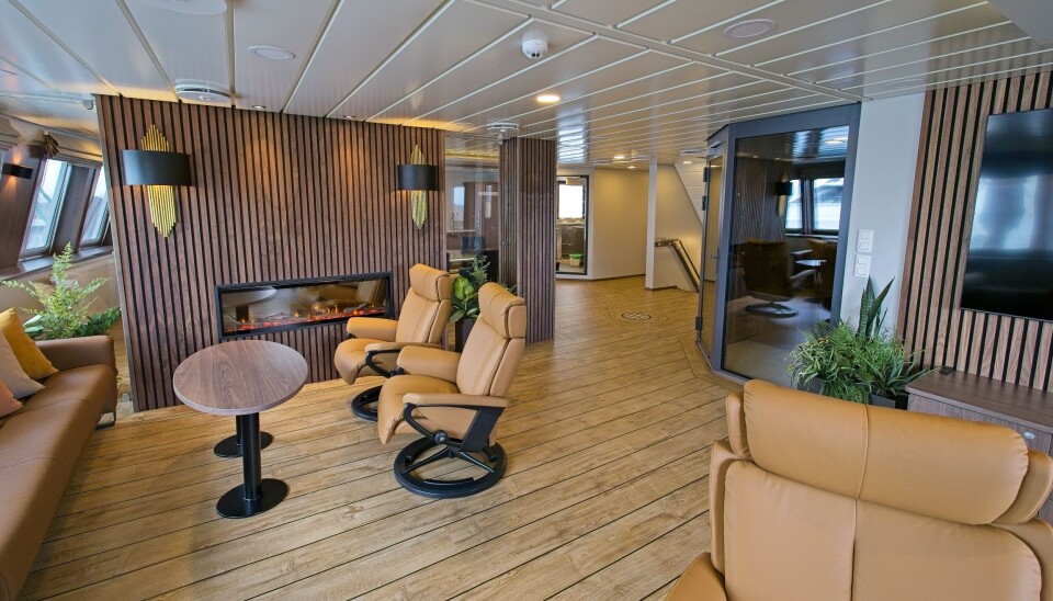 Ikke noe å si på komforten for mannskapet når de har fri.