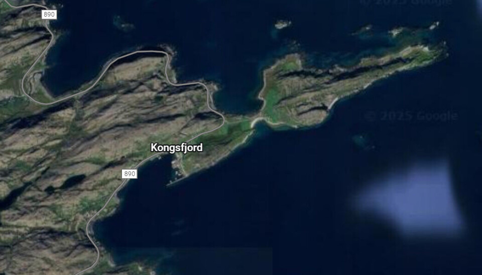 Et fiskebruk har brent ned i Kongsfjord i Berlevåg kommune i Finnmark.