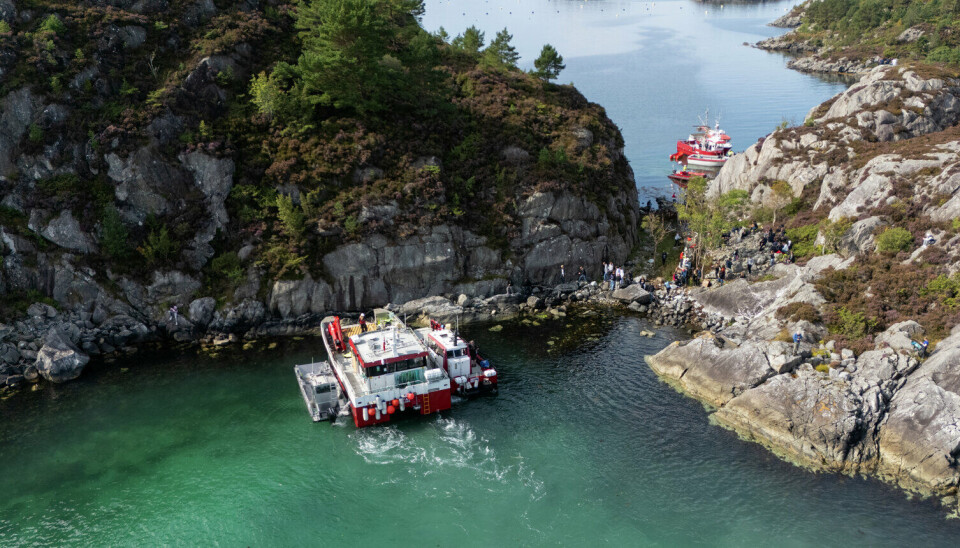 Strandrydding på Austevoll.