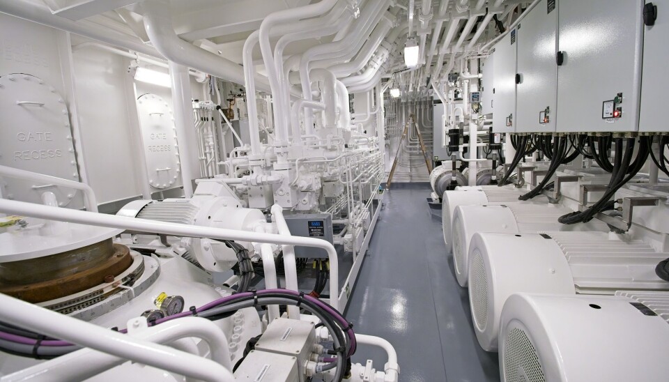 Hydraulikkrommet er oversiktlig og servicevennlig.