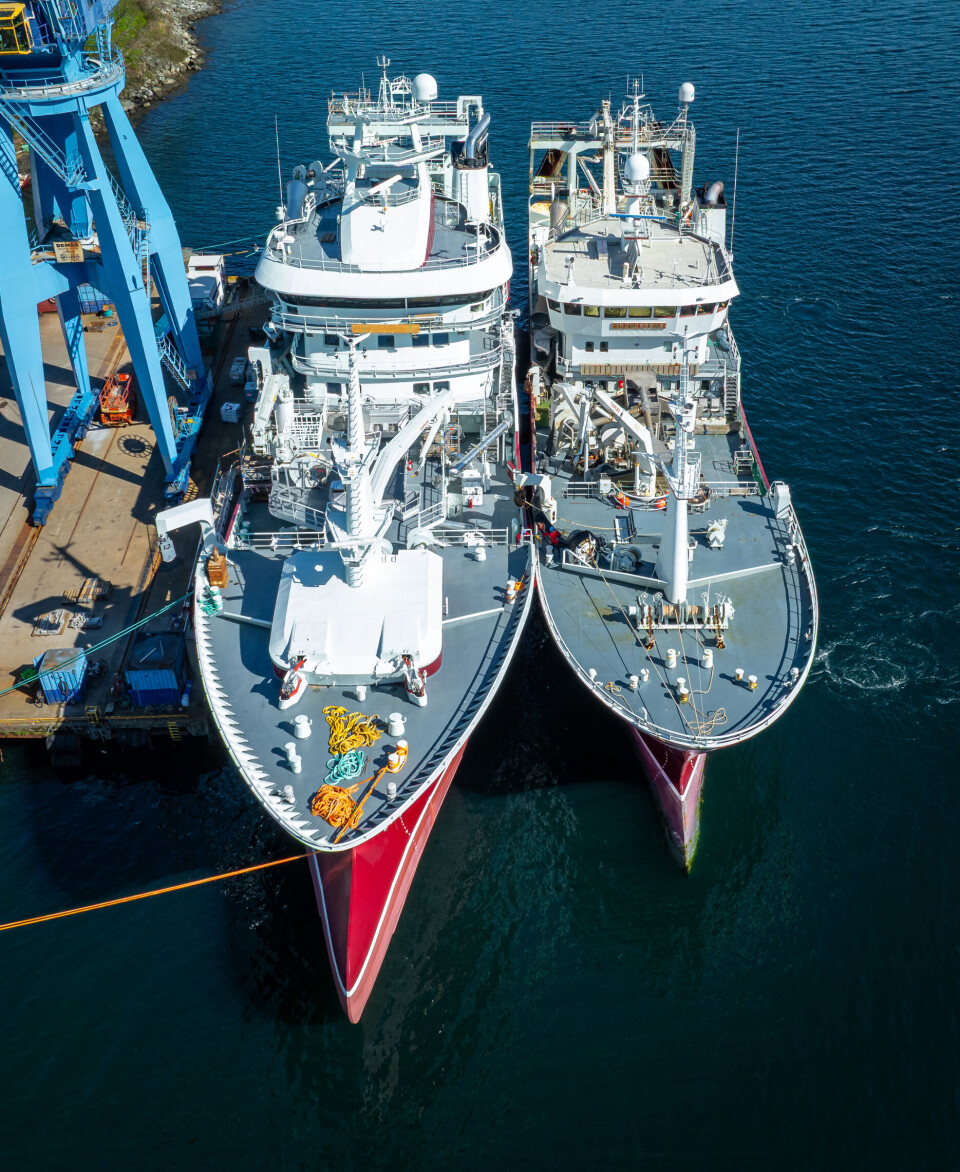 Gammel og ny «Trønderbas» side om side.