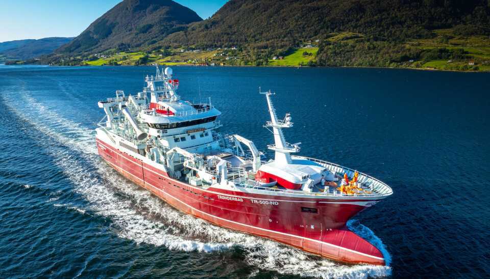 «Trønderbas» er et flott fiskefartøy på nesten 74 meters lengde.