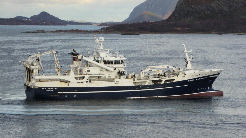 M.Ytterstad har solgt en last til Sean Ward Fishery Export etter hendelsen- Foto Terje Engø