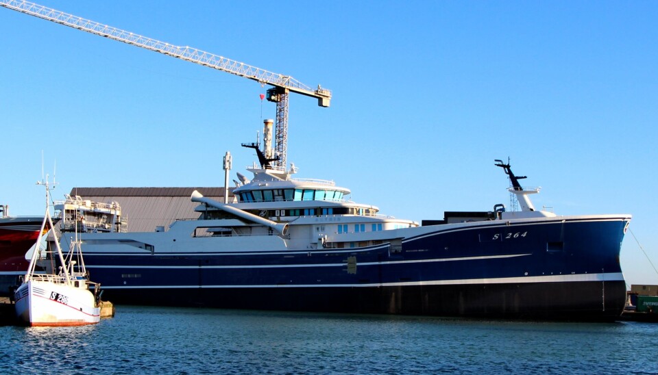 'Astrid' er nesten 92 meter lang.