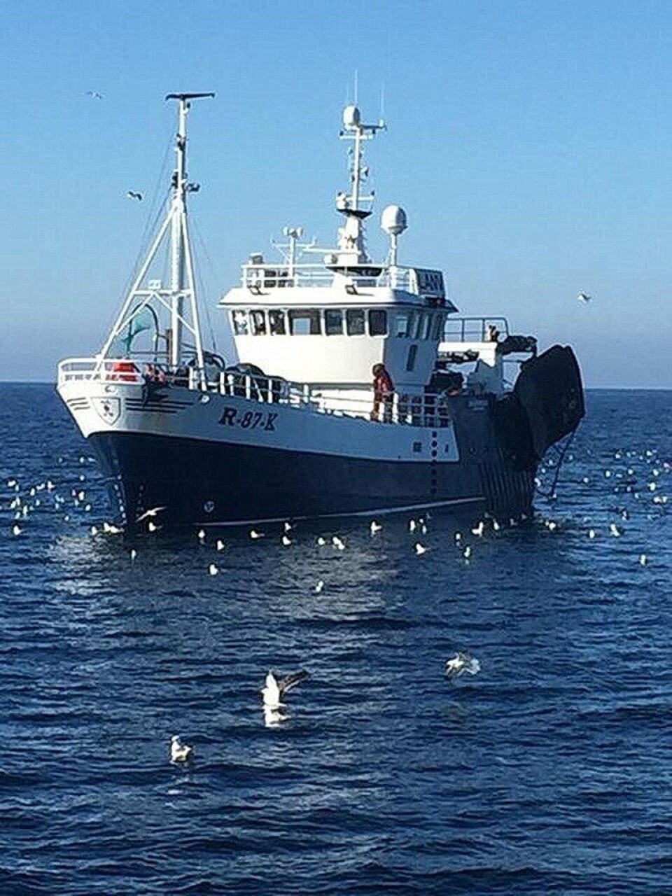 Skårholm var heldig og fikk fylt tankene med diesel til 'gammel pris'. Foto privat