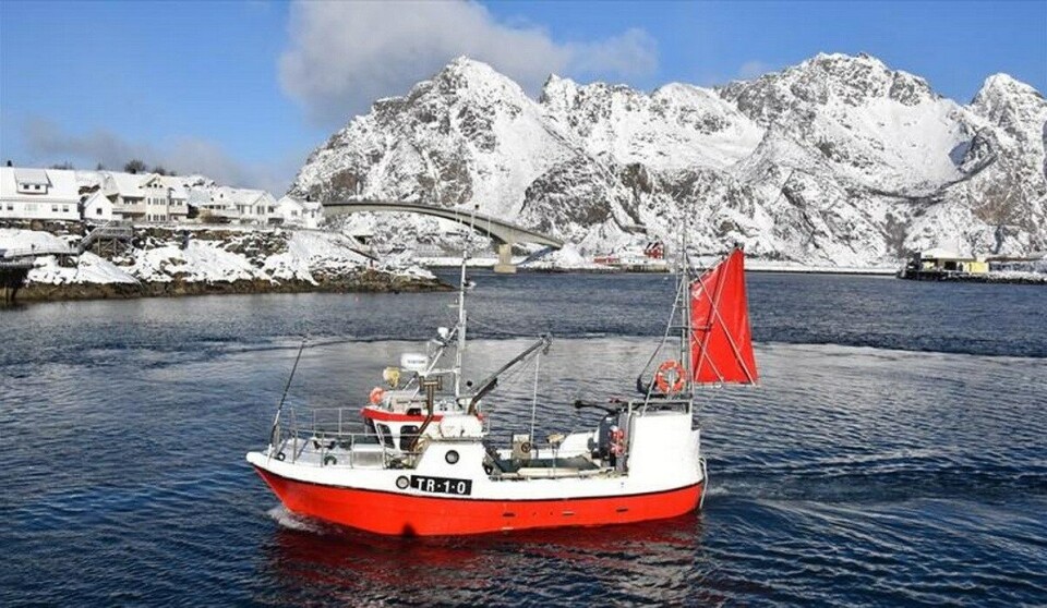 Martin Rhomulak fra Båtsfjord har fått mye båt for pengene. Foto Frode Adolfsen