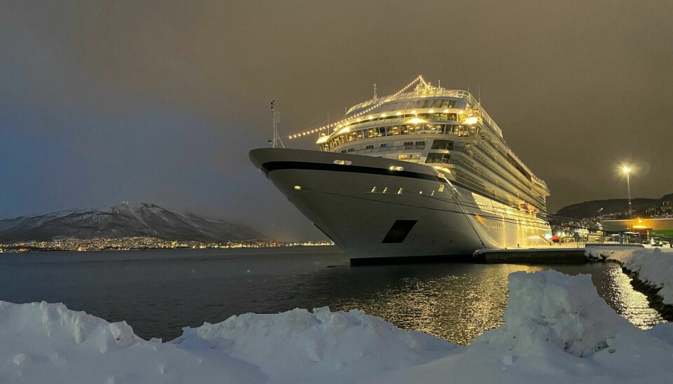 TROMSØ HAVN: Cruiseanløp i Tromsø. Nå får Tromsø havn nesten 12,5 millioner kroner for å å etablere digital plattform for informasjonsdeling.