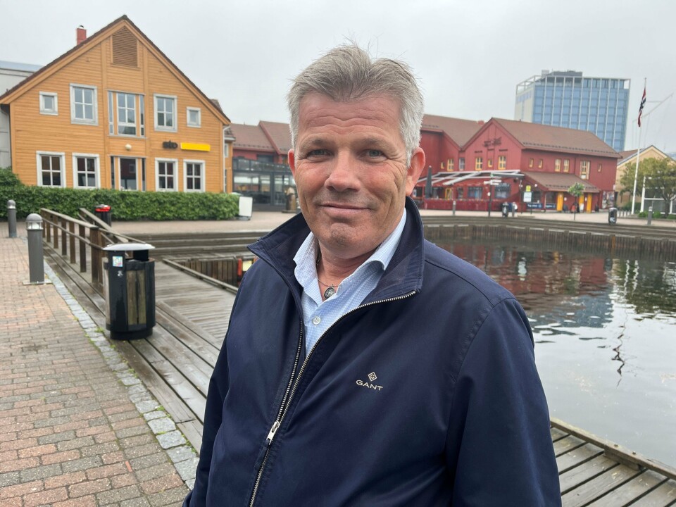 MØTTE KOLLEGA: Danmarks mat-, landbruk- og fiskeriminister Rasmus Prehn tok imot fiskeri- og havminister Bjørnar Skjæran i Ålborg og Hirtshals 6. og 7. juni. (Arkivfoto)
