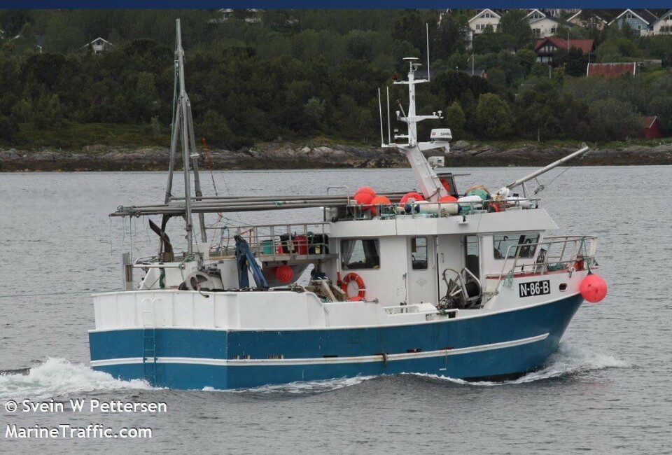 Fugløyfisk styrket neppe sin sak med å hevde de røtket to lenker. Foto: skjermdump Marine Traffic