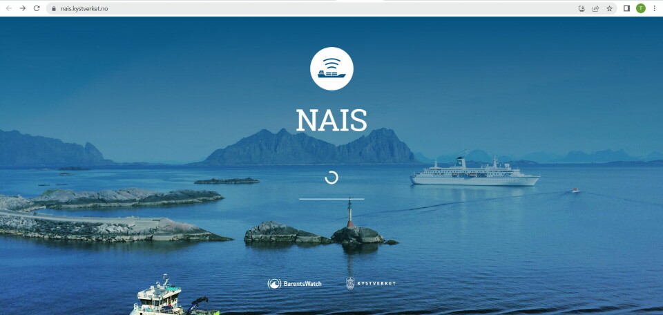 NAIS er mer et supplement enn en konkurrent til tjenester som Marinetraffic.